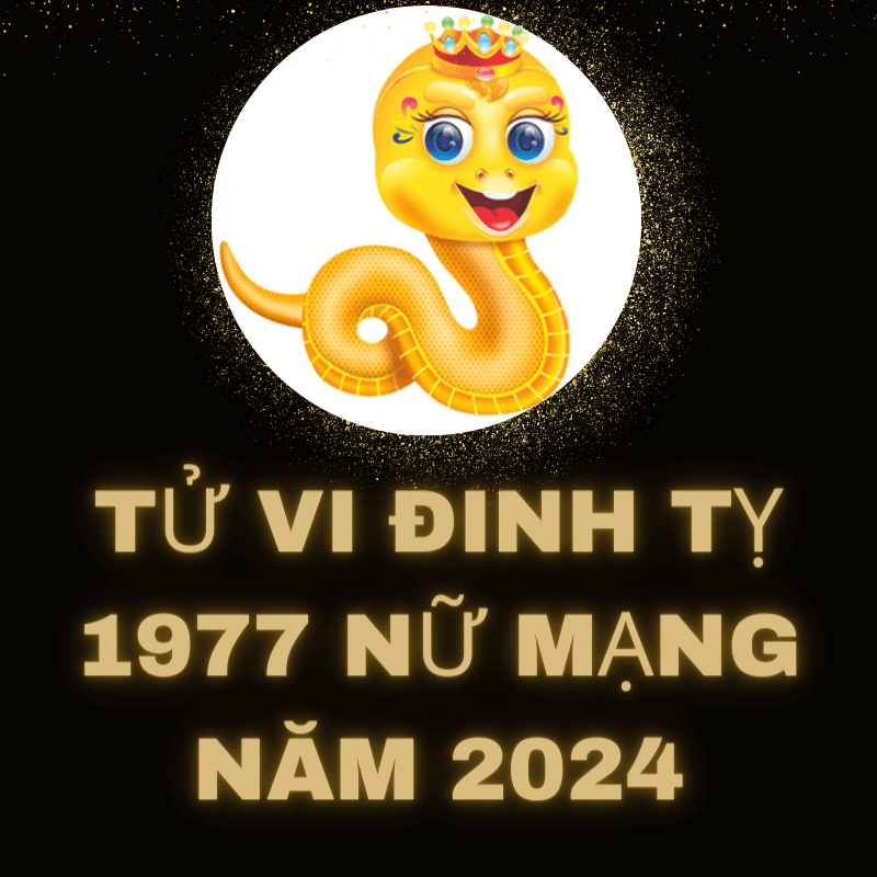 Tử vi đinh tỵ 1977 nữ mạng năm 2024