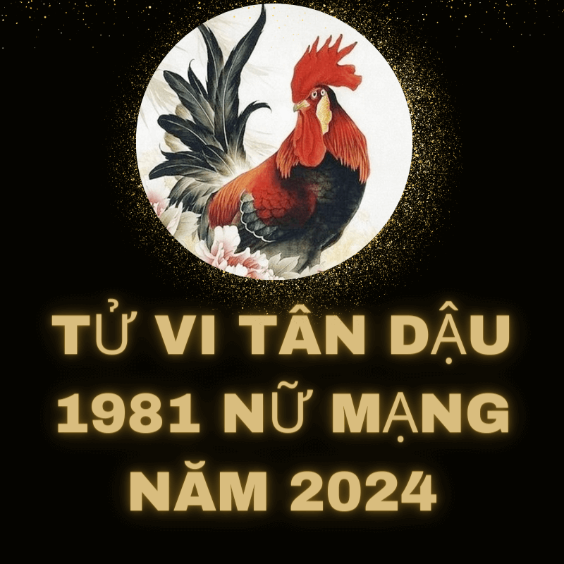 Tử vi tân dậu 1981 nữ mạng 2024